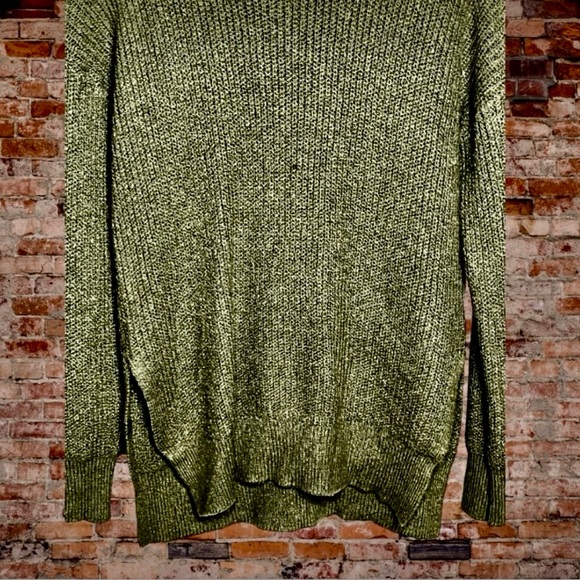 ABOUND By Nordstrom Olive Green Mock Turtleneck Sweater Size Xtr Small - Picture 4 of 10